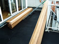 Dachterrasse vor der Verlegung von Bankirai Dielen